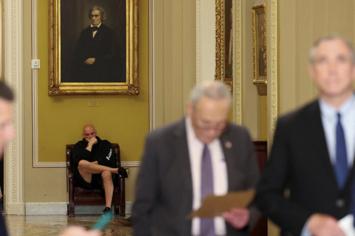 john-fetterman-is-on-an-island-in-the-senate:-from-the-politics-table